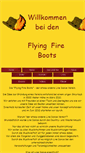 Mobile Screenshot of flyingfireboots.at